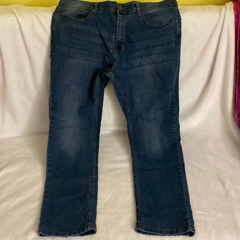 Beverly Hills Polo Club Jeans Mens Size 38X30 Blue Straight Leg Relaxed Casual